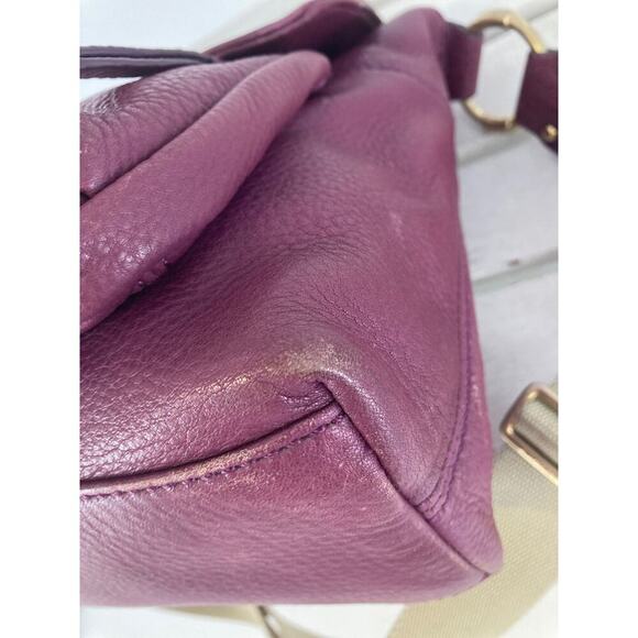MICHAEL KORS, SMALL PURPLE  LEATHER CROSSBODY BAG (ASIS) - Picture 9 of 16